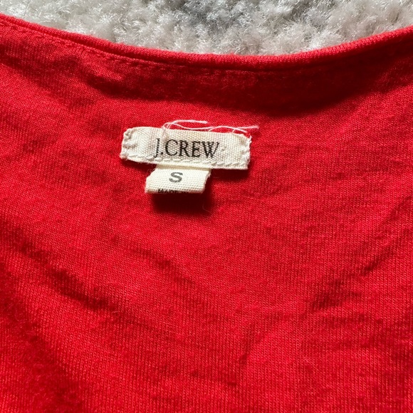 J.Crew Elegant Red Women's Sleeveless Midi Dress - Picture 3 of 4